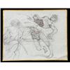 Image 2 : CONAN THE BARBARIAN (1982) - Pair of Hand-Drawn Ron Cobb Bloody Combat Concept Sketches