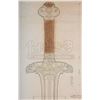 Image 2 : CONAN THE BARBARIAN (1982) - Ron Cobb Hand-Drawn Atlantean Sword Production Drawing