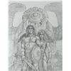 Image 2 : CONAN THE BARBARIAN (1982) - Hand-Drawn Ron Cobb Conan and Valeria Concept Sketch