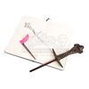 Image 1 : DAMIEN (TV SERIES 2016) - Damien Thorn's (Bradley James) Notebook and a Special Effects Dagger of Me