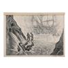 Image 1 : GOONIES, THE (1985) - Greg Winters Hand-Drawn Waterslide/Cavern and Pirate Ship Advertising Concept 