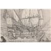 Image 4 : GOONIES, THE (1985) - Greg Winters Hand-Drawn Waterslide/Cavern and Pirate Ship Advertising Concept 