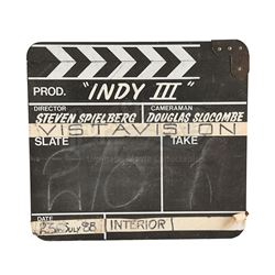 INDIANA JONES AND THE LAST CRUSADE (1989) - Robert Watts Collection: Production-Used Clapperboard