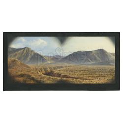 INDIANA JONES AND THE LAST CRUSADE (1989) - Hand-Painted Mark Sullivan Canyon Matte Painting Study