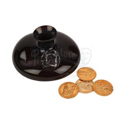 LEGEND (1985) - Brown Tom's (Cork Hubbert) Glass Bottle and Cave Coins