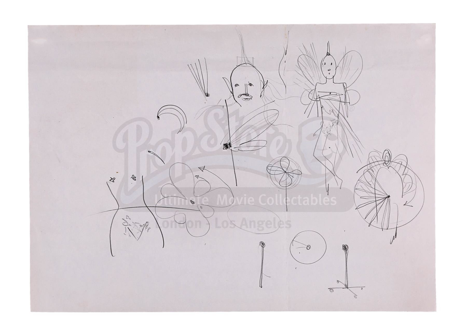 LEGEND (1985) - Charles Knode Pencil-Drawn Costume Designs