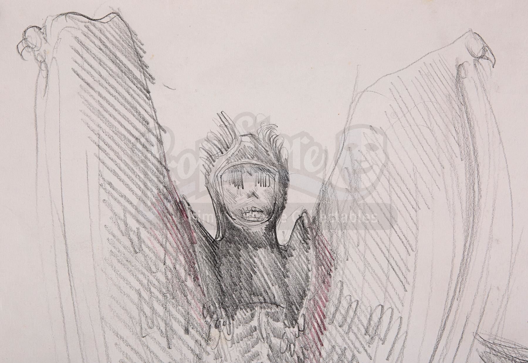 LEGEND (1985) - Charles Knode Pencil-Drawn Costume Designs