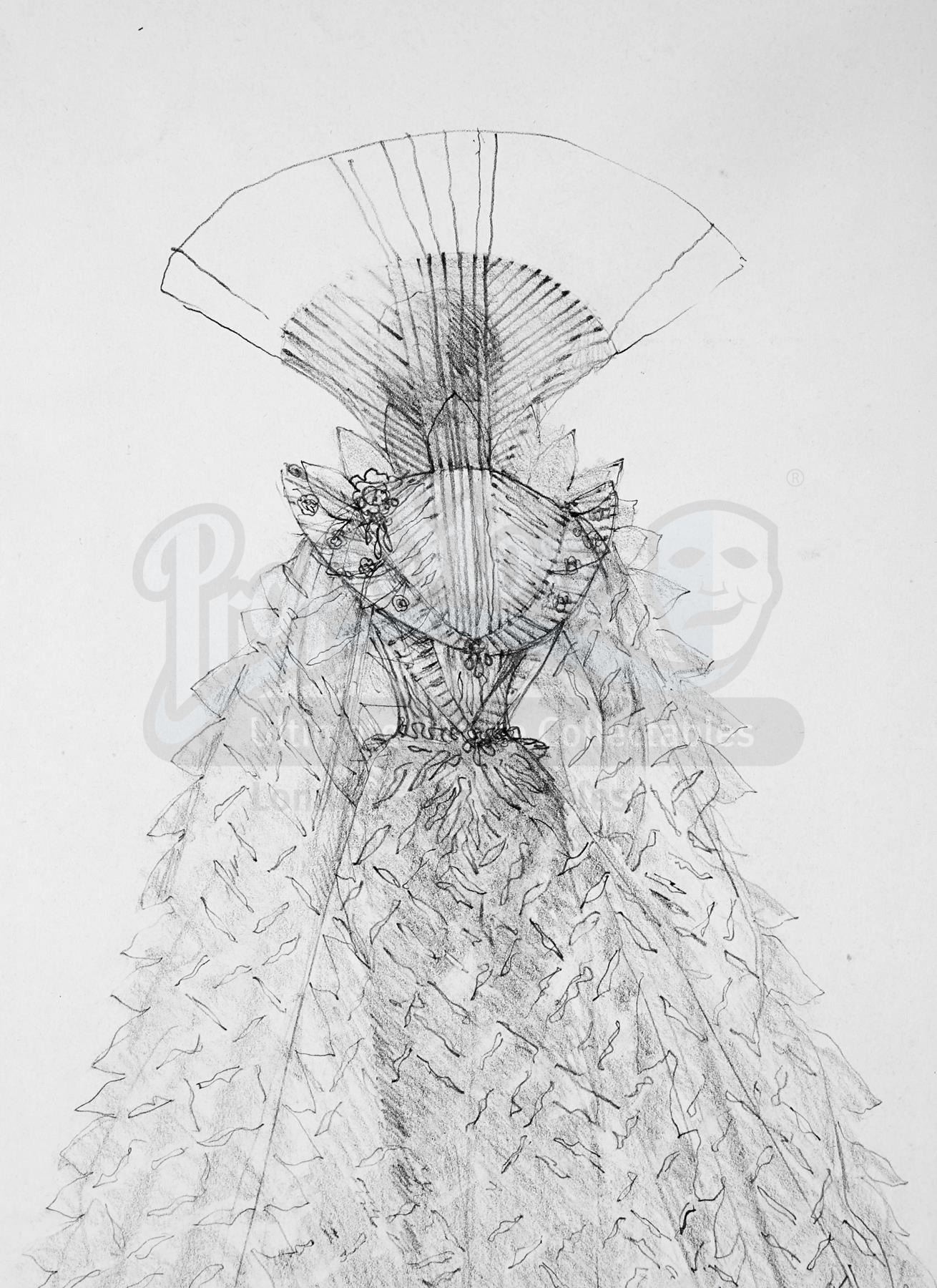 LEGEND (1985) - Charles Knode Pencil-Drawn Costume Designs