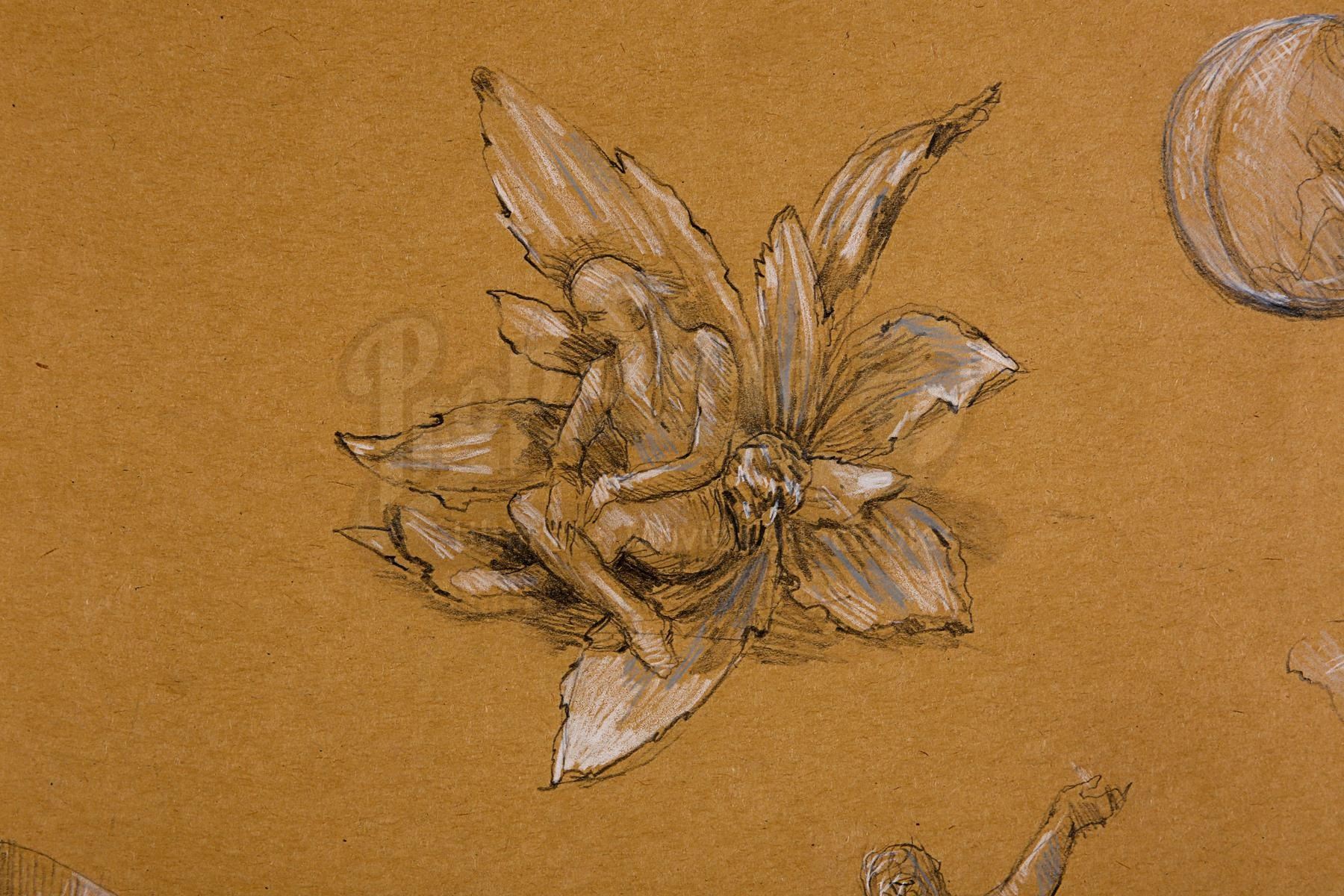 LEGEND (1985) - Charles Knode Pencil-Drawn Costume Designs