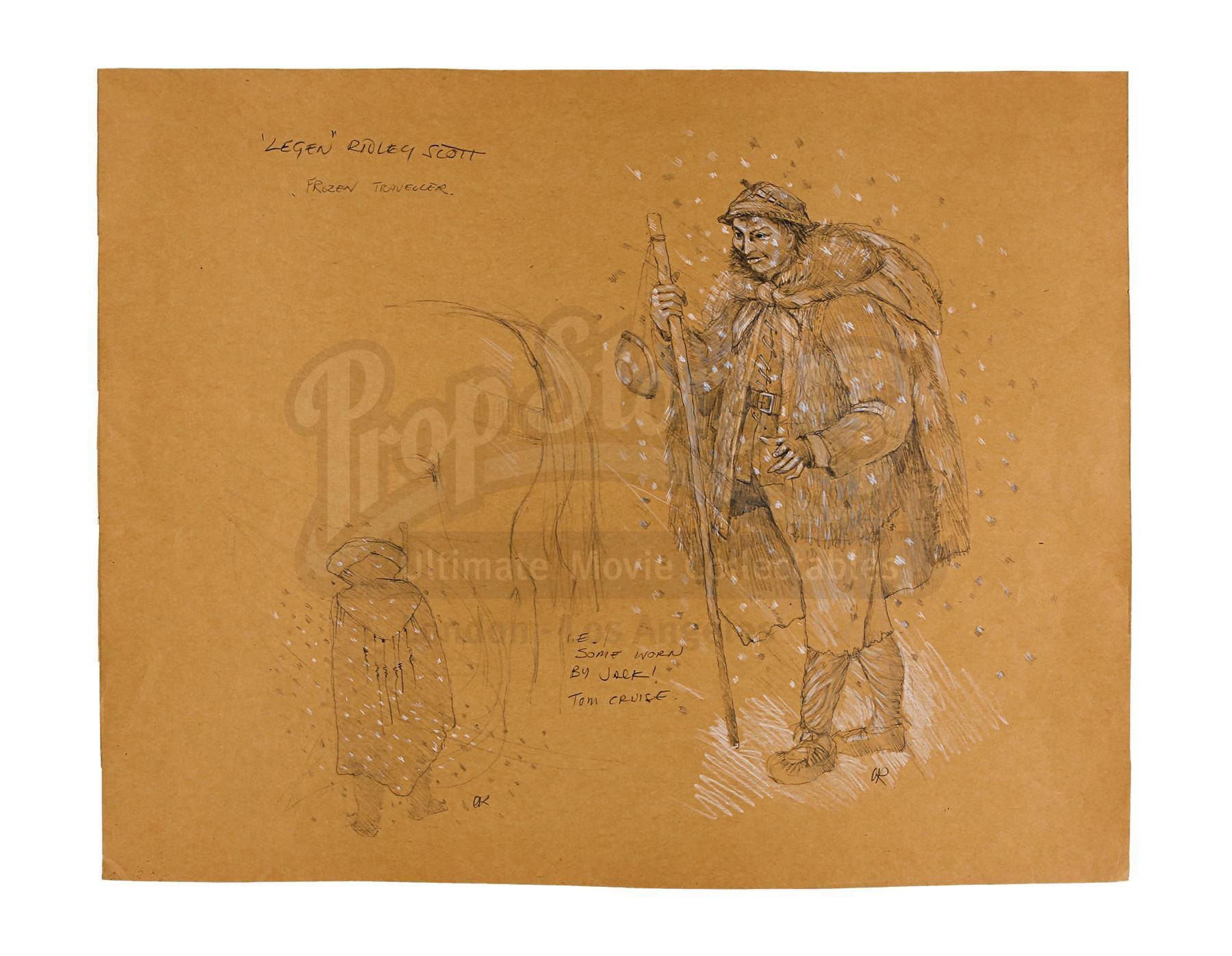 LEGEND (1985) - Charles Knode Pencil-Drawn Costume Designs