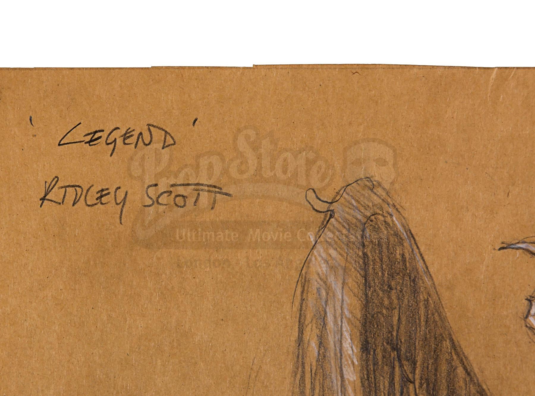 LEGEND (1985) - Charles Knode Pencil-Drawn Costume Designs