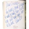 Image 16 : LORD OF THE RINGS, THE (2001-2003) - Sir Christopher Lee Estate Collection: Notebook Autographed by 