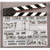 Image 2 : LORD OF THE RINGS: THE TWO TOWERS, THE (2002) - Production-Used Clapperboard