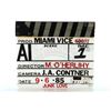 Image 2 : MIAMI VICE (TV SERIES, 1984 - 1990) - Clapperboard and Dash Card