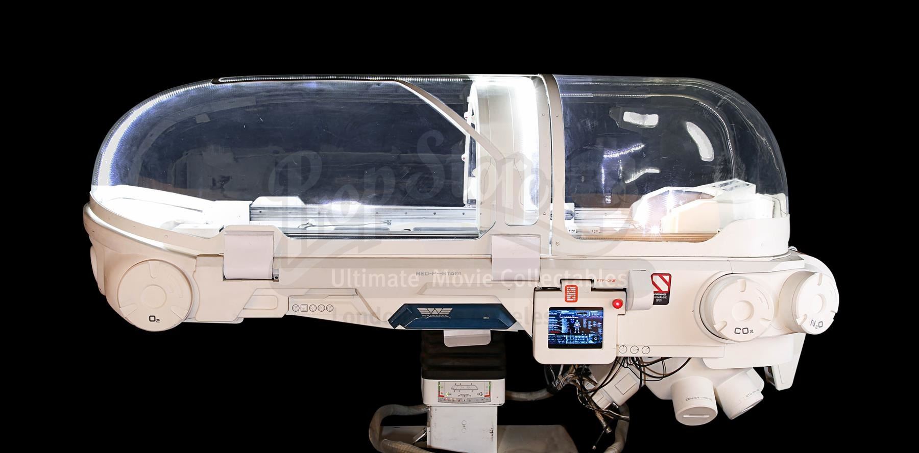 PROMETHEUS (2012) - Full Sized Light-Up Functional Medical Pod
