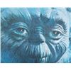Image 3 : STAR WARS: THE LAST JEDI (2017) - Hand-Painted Yoda Portrait with Personalised Frank Oz Signature