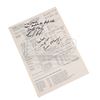 Image 1 : STAR WARS: THE PHANTOM MENACE (1999) - Ray Park and Ewan McGregor Autographed Call Sheet