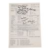 Image 2 : STAR WARS: THE PHANTOM MENACE (1999) - Ray Park and Ewan McGregor Autographed Call Sheet