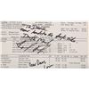 Image 3 : STAR WARS: THE PHANTOM MENACE (1999) - Ray Park and Ewan McGregor Autographed Call Sheet