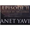 Image 6 : STAR WARS: ATTACK OF THE CLONES (2002) - Cast-and-Crew Autographed Planet Yavin Star Map