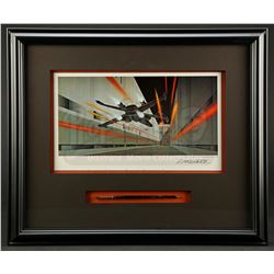 STAR WARS: A NEW HOPE (1977) - Signed Ralph McQuarrie Print with Original Paintbrush