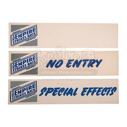 STAR WARS: THE EMPIRE STRIKES BACK (1980) - "No Entry", "Special Effects" Department and Blank Door 