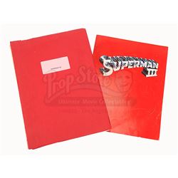 SUPERMAN III (1983) - Production-Used Script and Programme