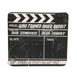 WHO FRAMED ROGER RABBIT (1988) - Production-Used Clapperboard