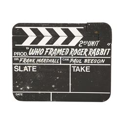 WHO FRAMED ROGER RABBIT (1988) - Robert Watts Collection: Production-Used Second Unit Clapperboard