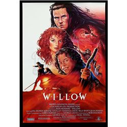 WILLOW (1988) - George Lucas-autographed One-sheet