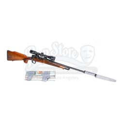 WORLD WAR Z (2013) - Gerry Lane's (Brad Pitt) Stunt Hunting Rifle and Magazine Arm Guard