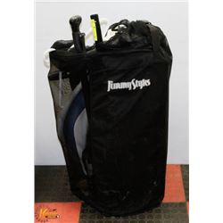 JIMMY STYKS INFLATABLE RAFT WITH ONE PADDLE