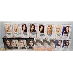 FLAT OF ASSORTED HAIR DYE