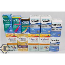 BAG OF ASST EEY VITAMIN & MINERAL SUPPLEMENTS