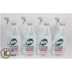 LOT OF 4 VIM POWER & SHINE MULTIPURPOSE SPRAY