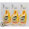Image 1 : LOT OF 3 VIM POWER & SHINE KITCHEN SPRAY CLEANER