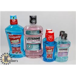 BAG OF ASSORTED MOUTHWASH