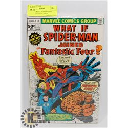 VINTAGE WHAT IF SPIDERMAN JOINED FANTASTIC FOUR