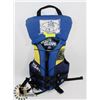 Image 1 : BLUE BODY GLOVE CHILD 30-60LB LIFE JACKET.