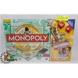 FACTORY SEALED MONOPOLY CHAMPIONSHIP EDITION.