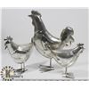 Image 1 : METAL CHICKEN ORNAMENTS.