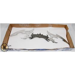 LARGE KIT RAE VALDRIS DOUBLE EDGED FANTASY SWORD.