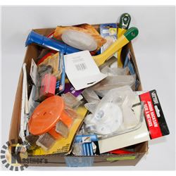 LOT OF ASSORTED NEW HANDYMAN SUPPLIES