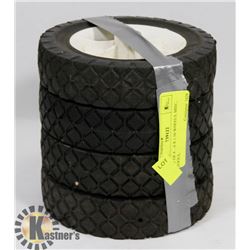 SET OF 4  - 6 X 1.50 WHEELS. MISC, TOOLS,