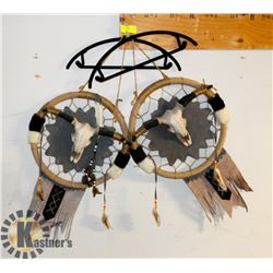 2 INDIGENOUS DREAMCATCHERS.