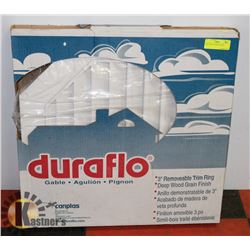 NEW DURAFLO WHITE GABLE