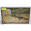 Image 1 : ROBIN STARCH TIN SIGN