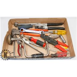 FLAT OF ASSORTED TOOLS