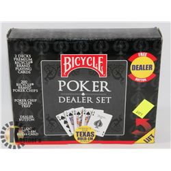 BICYCLE POKER DEALER SET