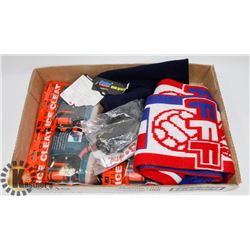 SAFETY CLEATS, SCARF, NECK WARMER FLAT